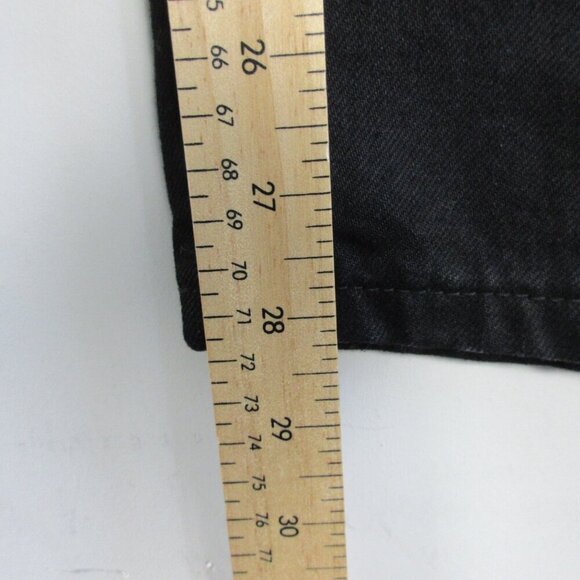 Torn By Ronny Kobo Mariah Jean Women 29 Black Cotton Blend Rhinestone Preppy 712 - Picture 12 of 13